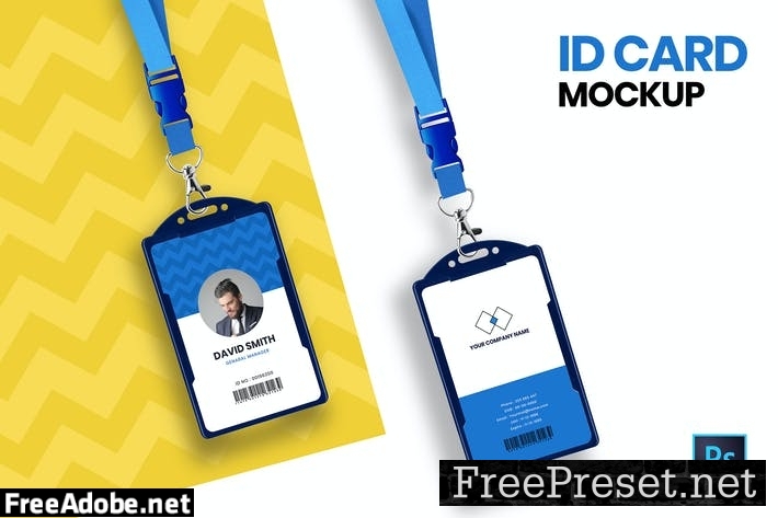 ID Card Mockup QPATJC8