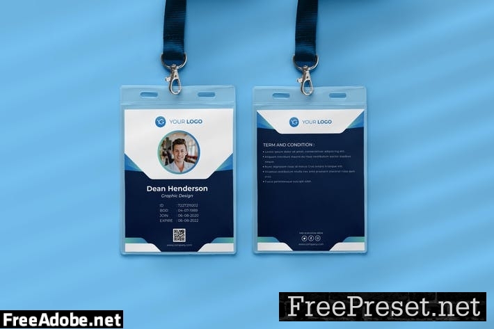 ID Card Template SH5YQAX