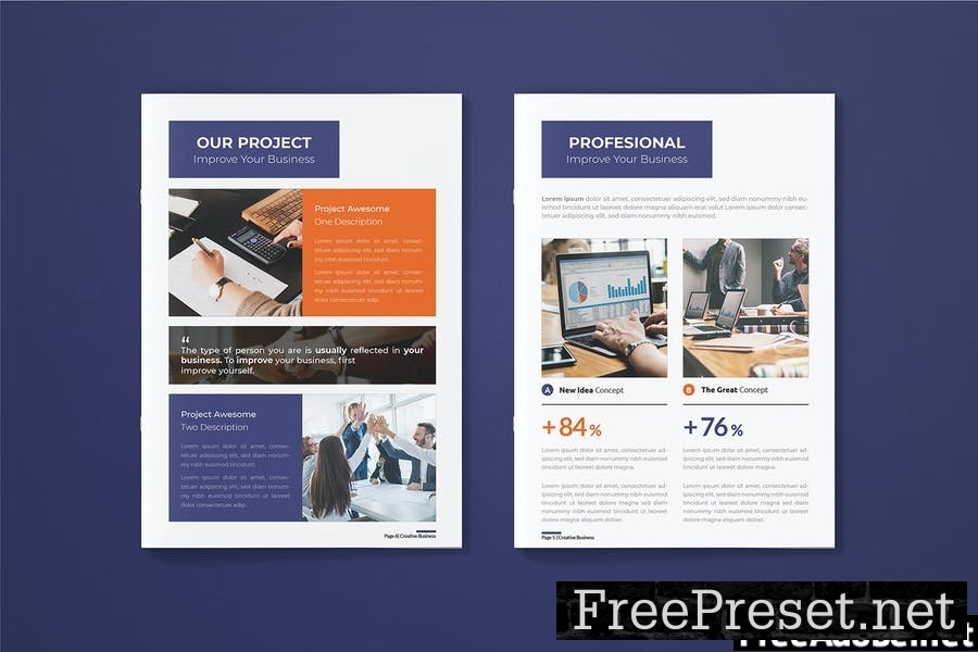 Improve Project - Brochure Template