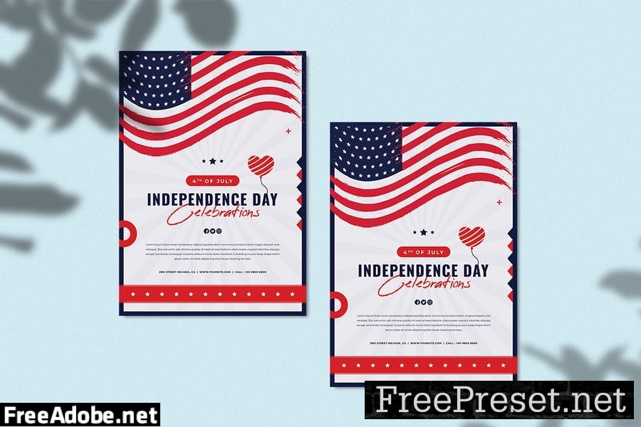 Independence Day Flyer ZPPB3NK