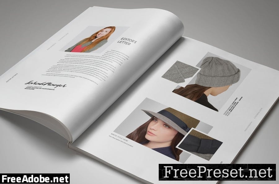 InDesign Magazine Template NGVW88