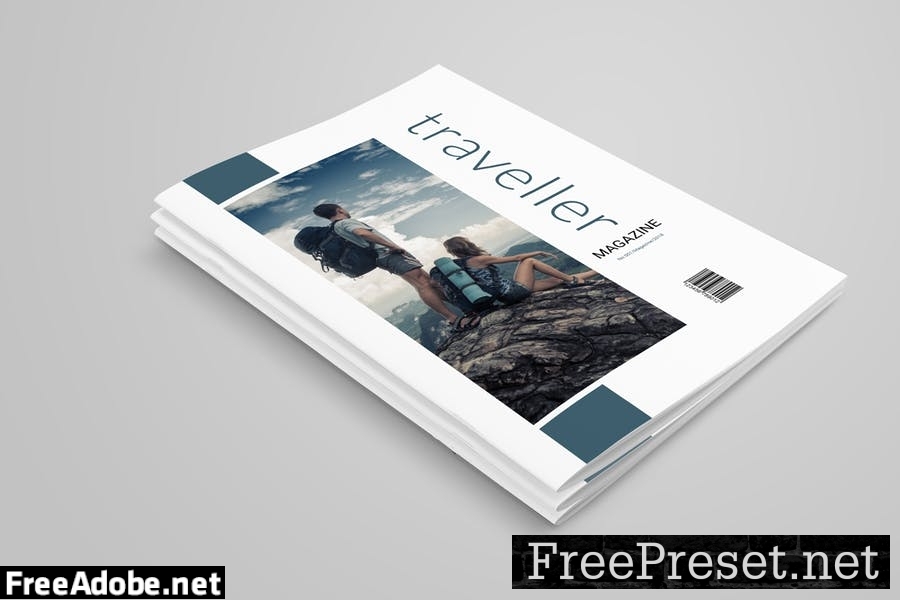 Indesign Magazine Template RAUNJL