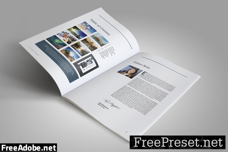 Indesign Magazine Template RAUNJL