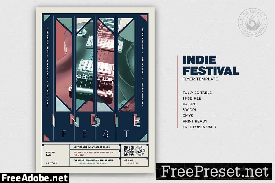 Indie Fest Flyer Template V7