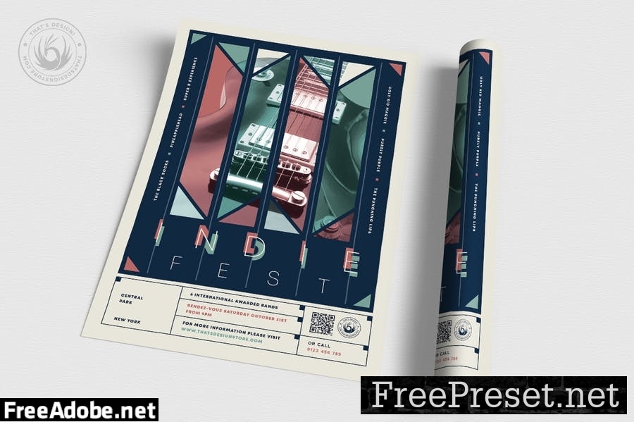 Indie Fest Flyer Template V7