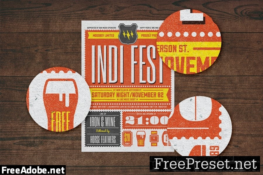 Indie Fest Poster V04 YCJPCU