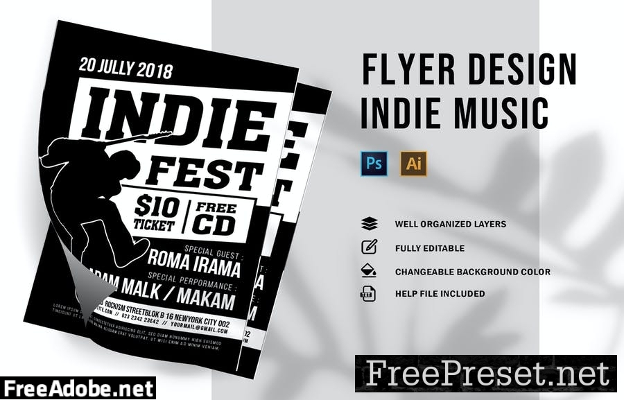 Indie | Flyer SS4BPFY