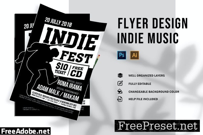 Indie | Flyer SS4BPFY