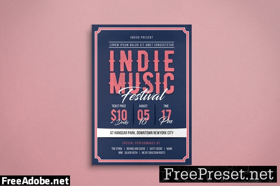 Indie Music Flyer