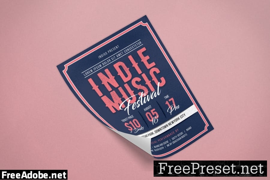 Indie Music Flyer