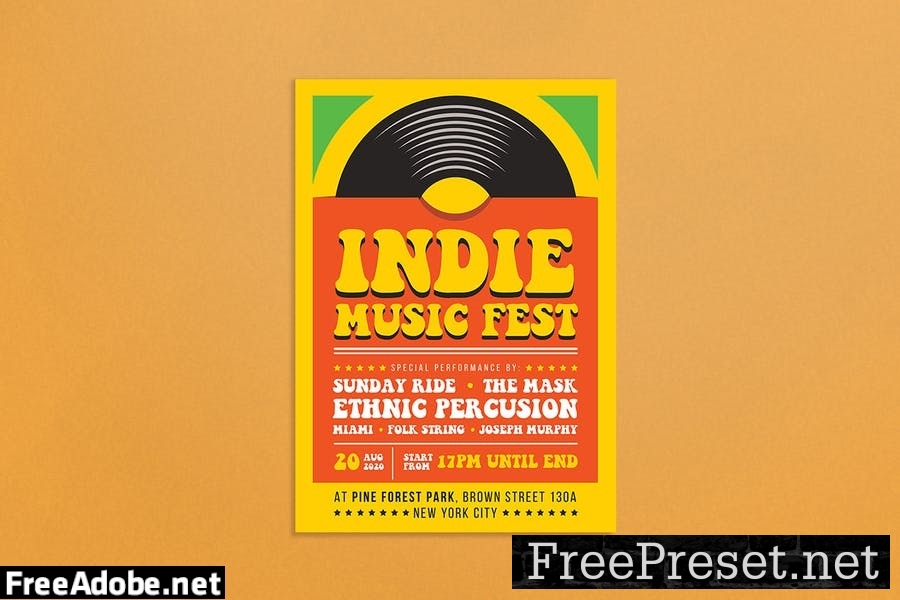 Indie Music Flyer