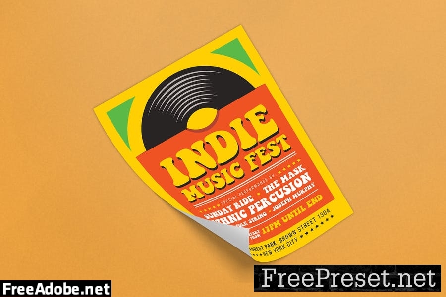 Indie Music Flyer