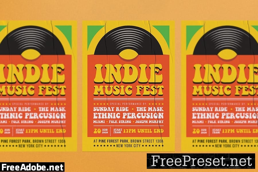 Indie Music Flyer