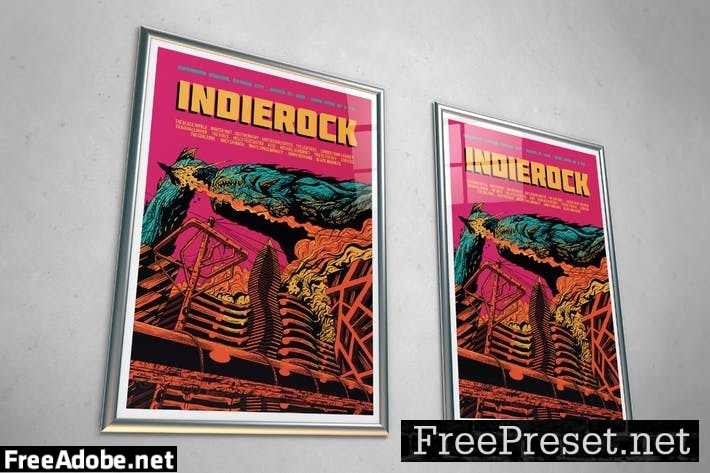 Indie Rock Vol. 10 Flyer Poster T249RWK