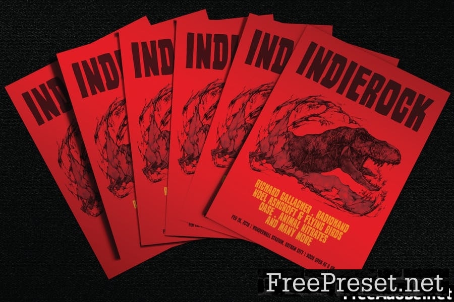 Indie Rock Vol. 9 Flyer