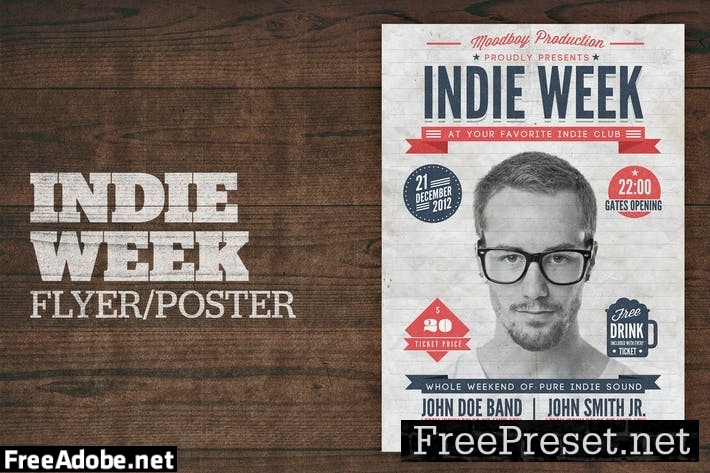 Indie Week Poster 2E53LD