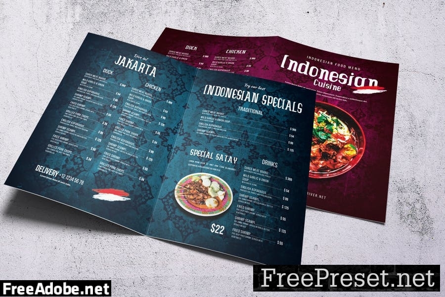 Indonesian Food Menu Bundle Z4C7XUC