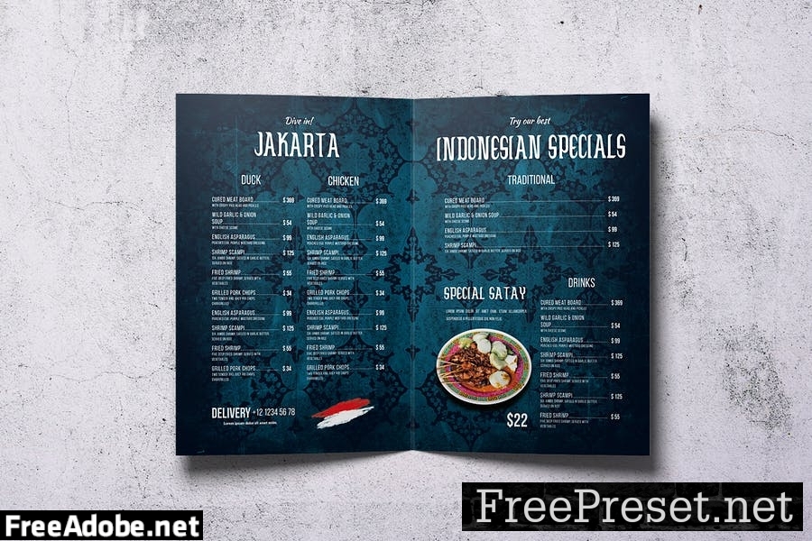 Indonesian Food Menu Bundle Z4C7XUC