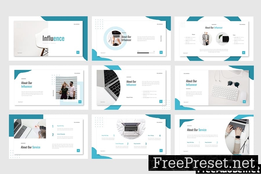 Influence - Influencer Presentation Template