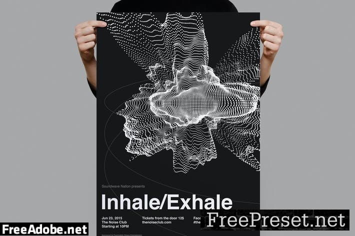 InhaleExhale Flyer / Poster 28Y97C