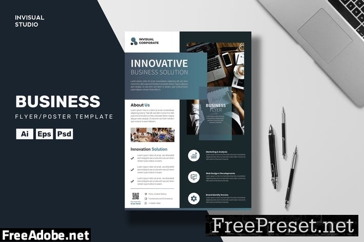 Innovative Business - Flyer Template RM48C8T