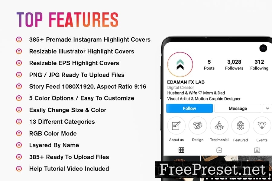 Instagram Highlight Cover Icons