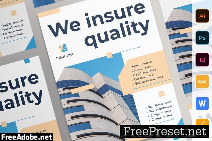 Insurance Agency Poster CZNV9BK