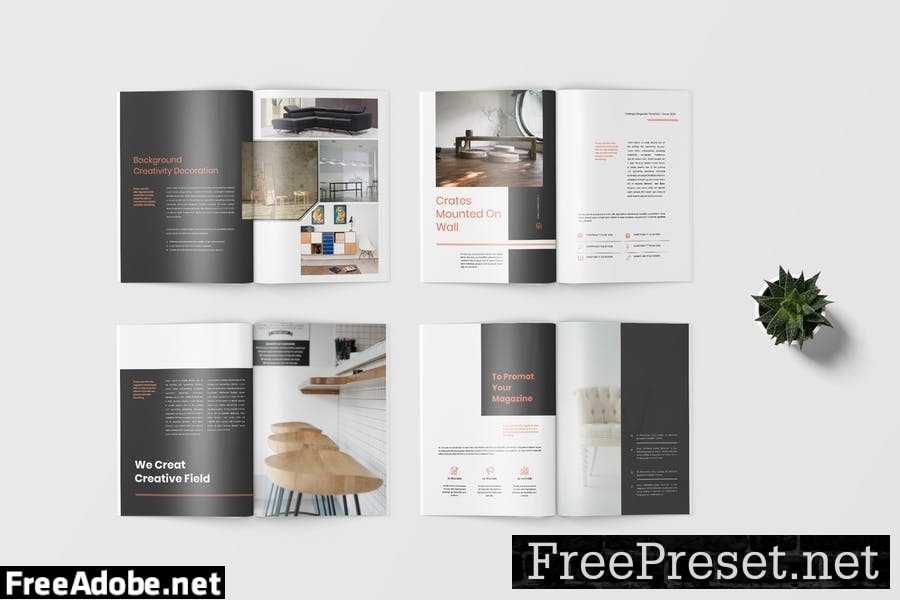 Interior Catalogue Magazine Template JSVSFE6