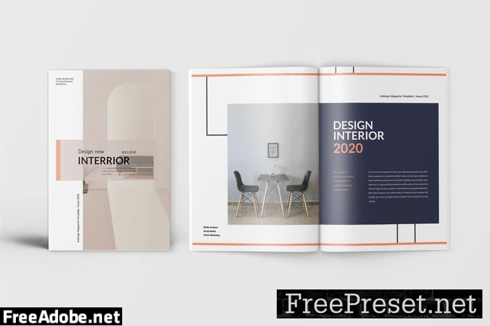 Interior Catalogue Magazine Template XFLUS99