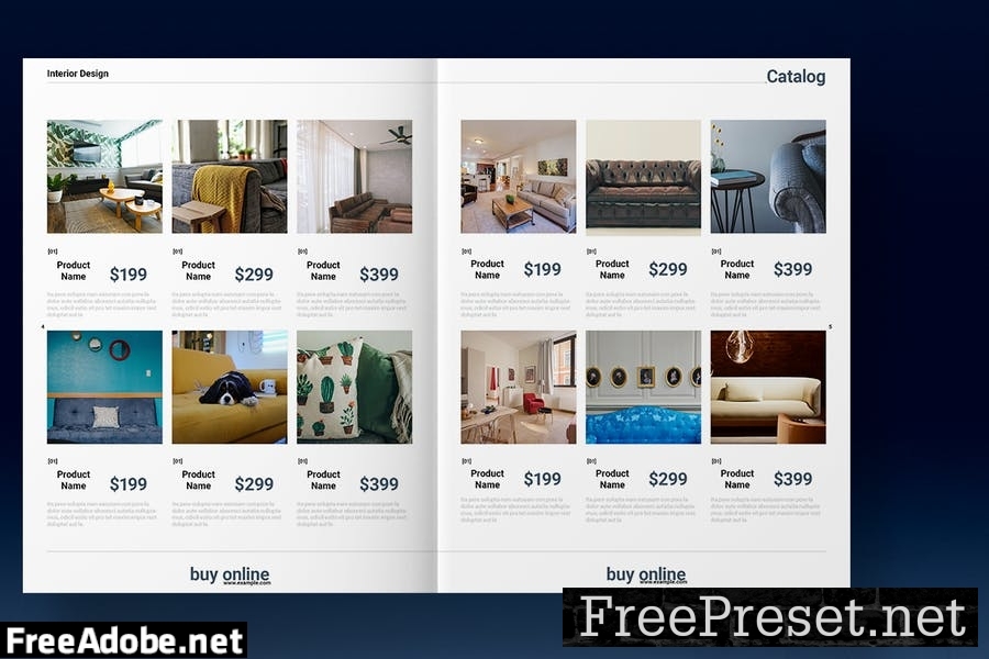 Interior Design Catalog Template Q6TUAAA