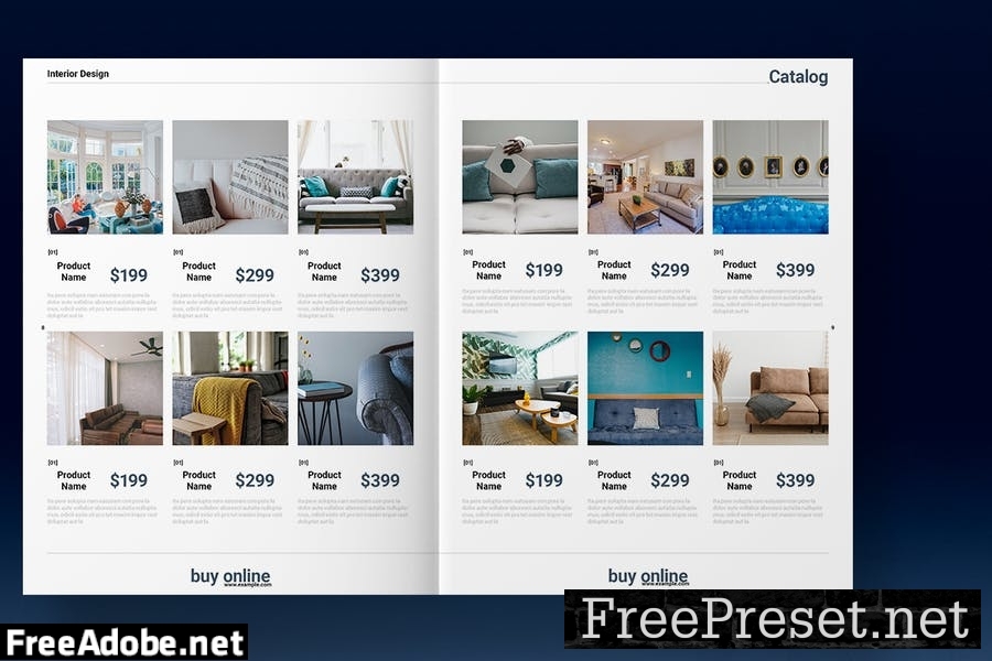 Interior Design Catalog Template Q6TUAAA