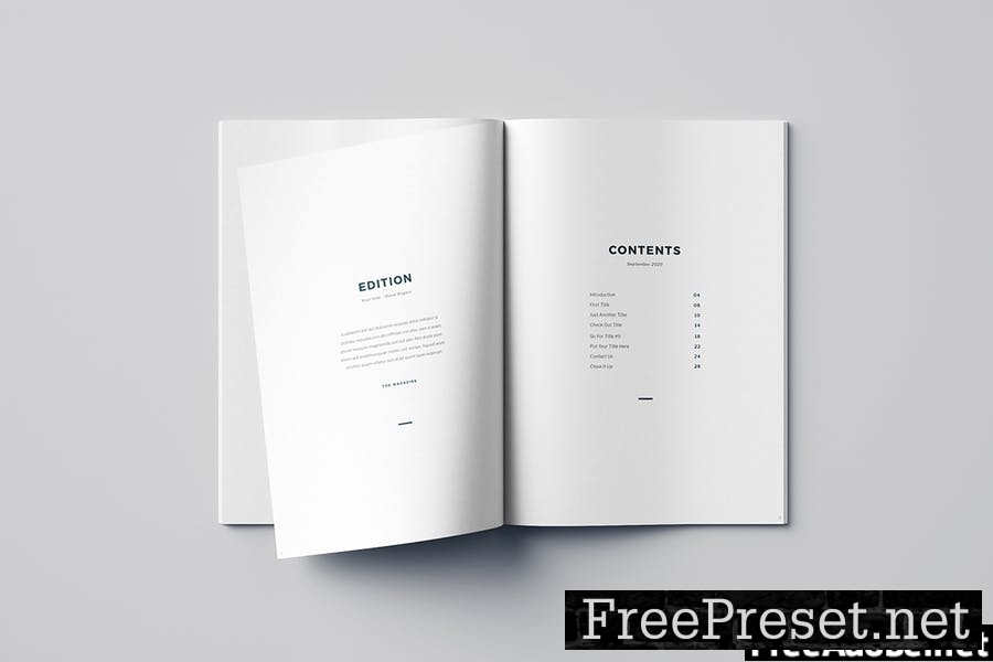 Interior Design Minimal Brochure