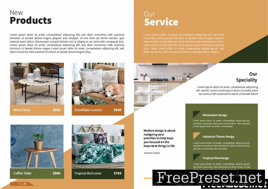 Interior Design Solution Brochure