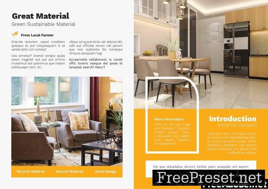 Interior Furniture Brochure