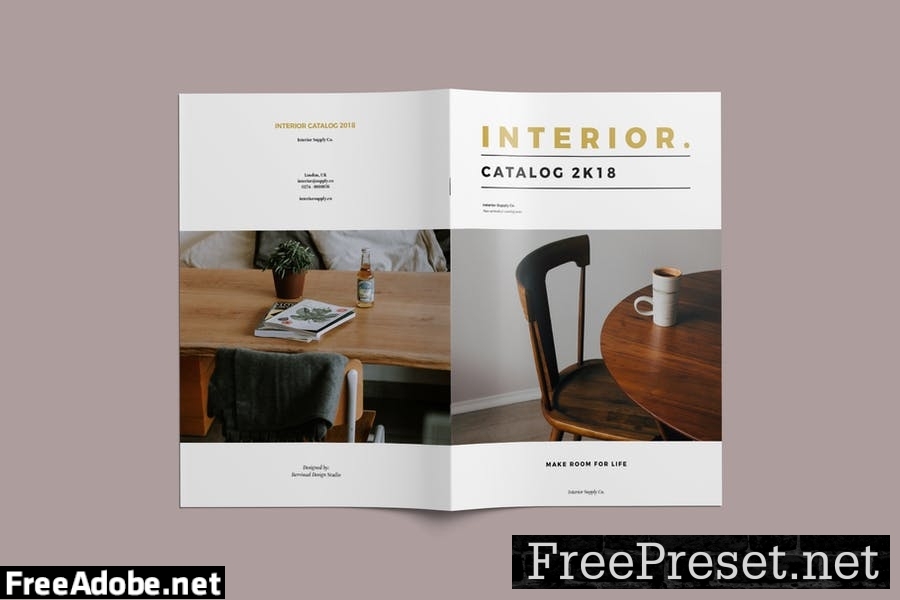 Interior - Furniture Catalog Brochure Template