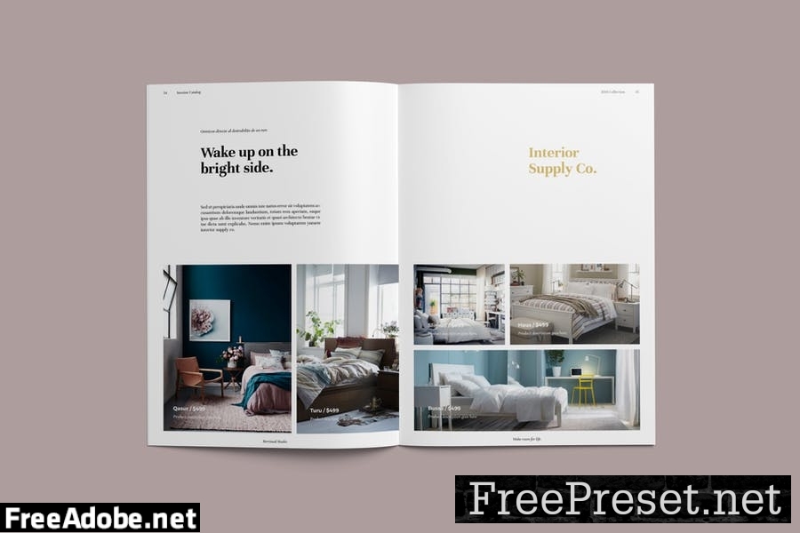 Interior - Furniture Catalog Brochure Template