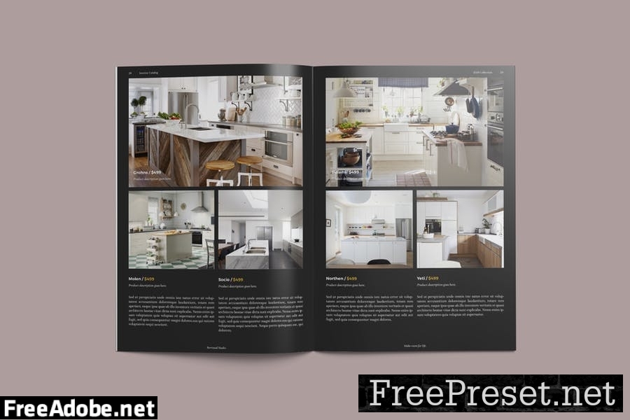 Interior - Furniture Catalog Brochure Template