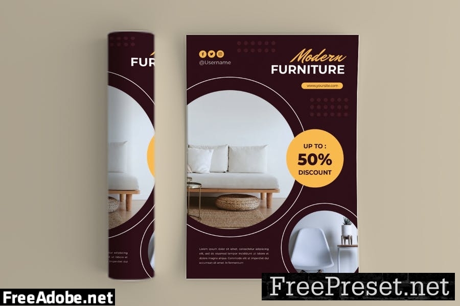 Interior Furniture Flyer