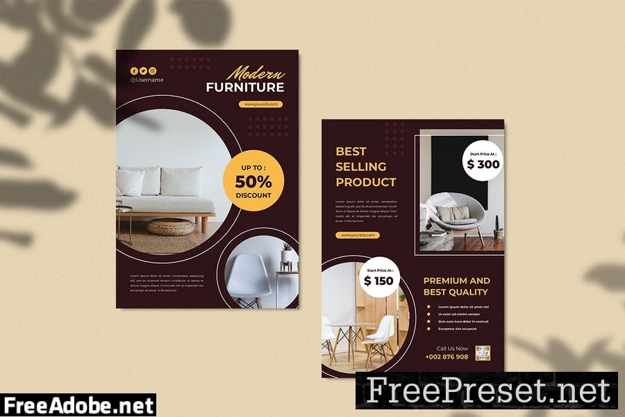 Interior Furniture Flyer