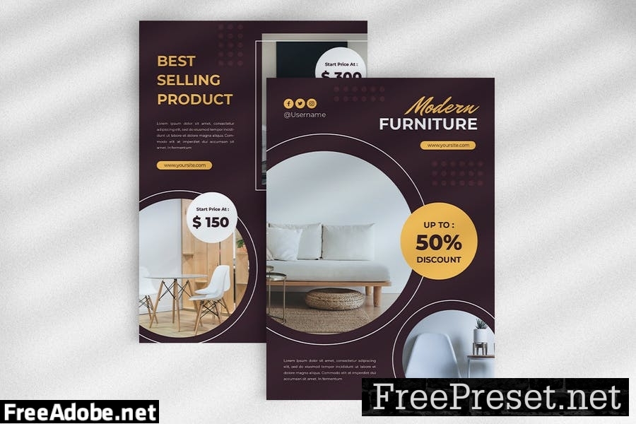 Interior Furniture Flyer