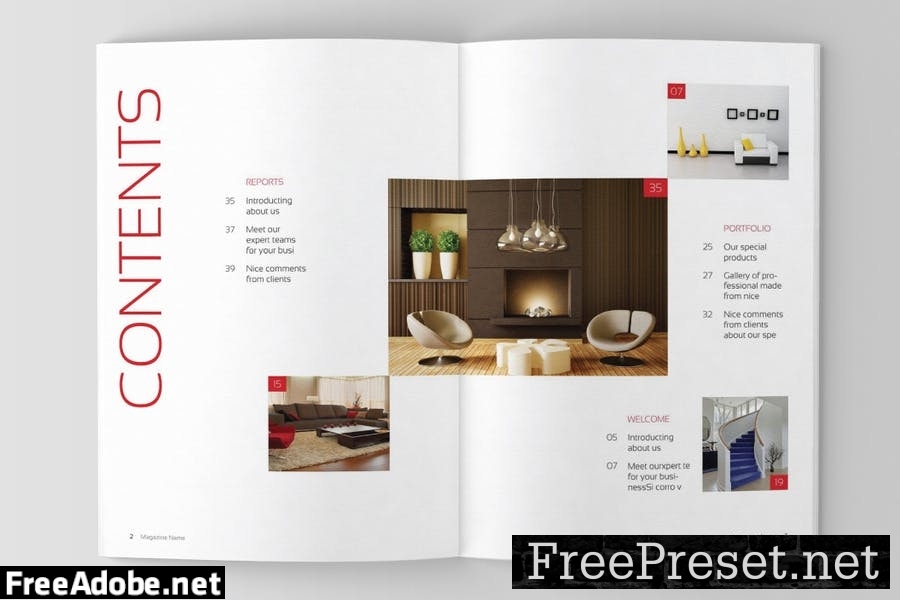 INTERIOR - Magazine Template