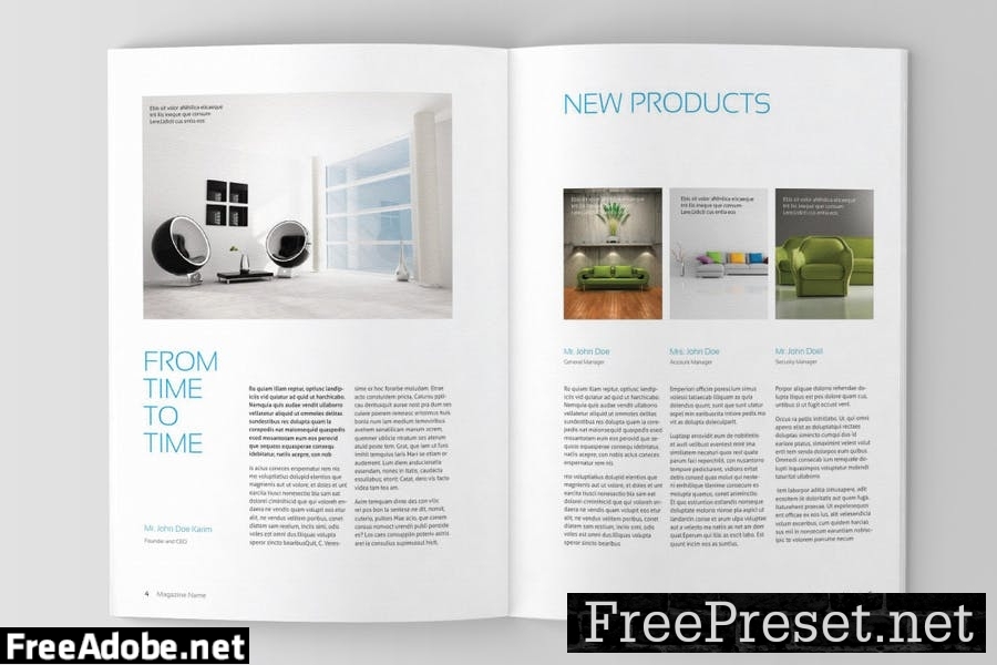 INTERIOR - Magazine Template