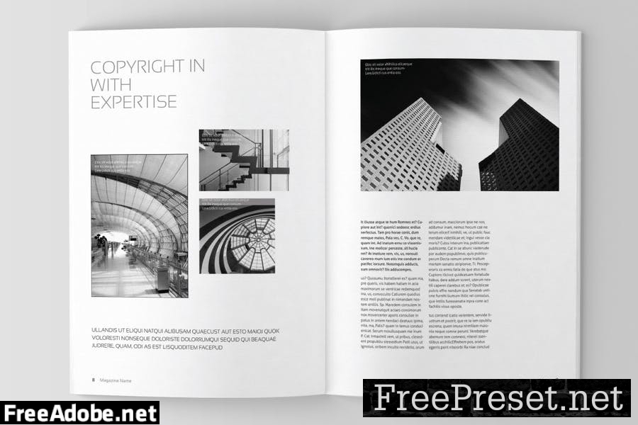 INTERIOR - Magazine Template