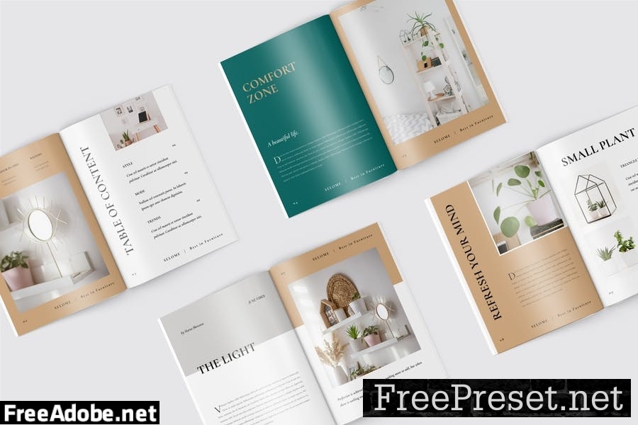 Interior Magazine Template 63GS2GL