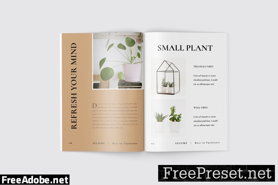 Interior Magazine Template 63GS2GL