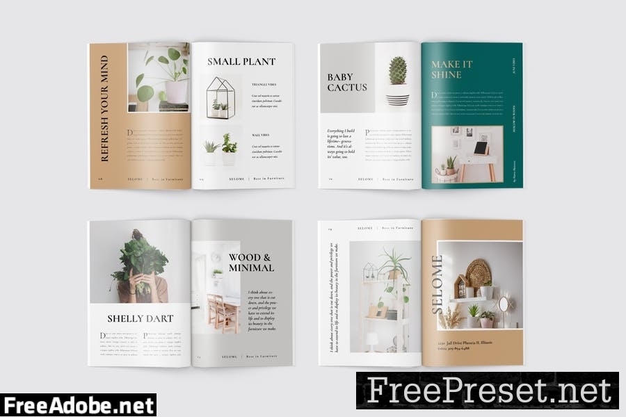 Interior Magazine Template 63GS2GL