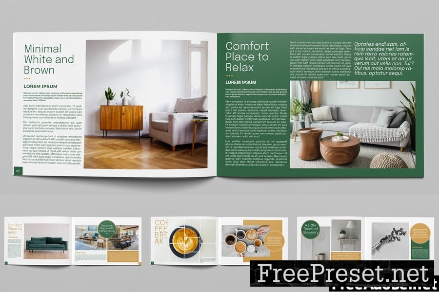 Interior Magazine Template AXERJKY