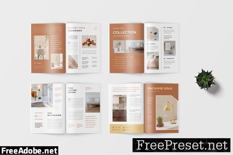 Interior Magazine Template KXGV9P4