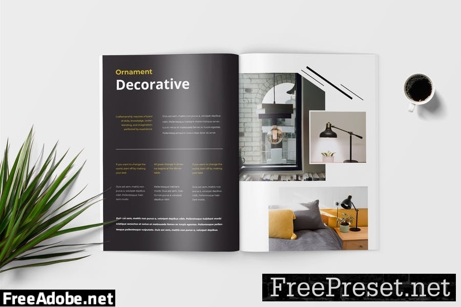 Interior Magazine Template XBK7LFM