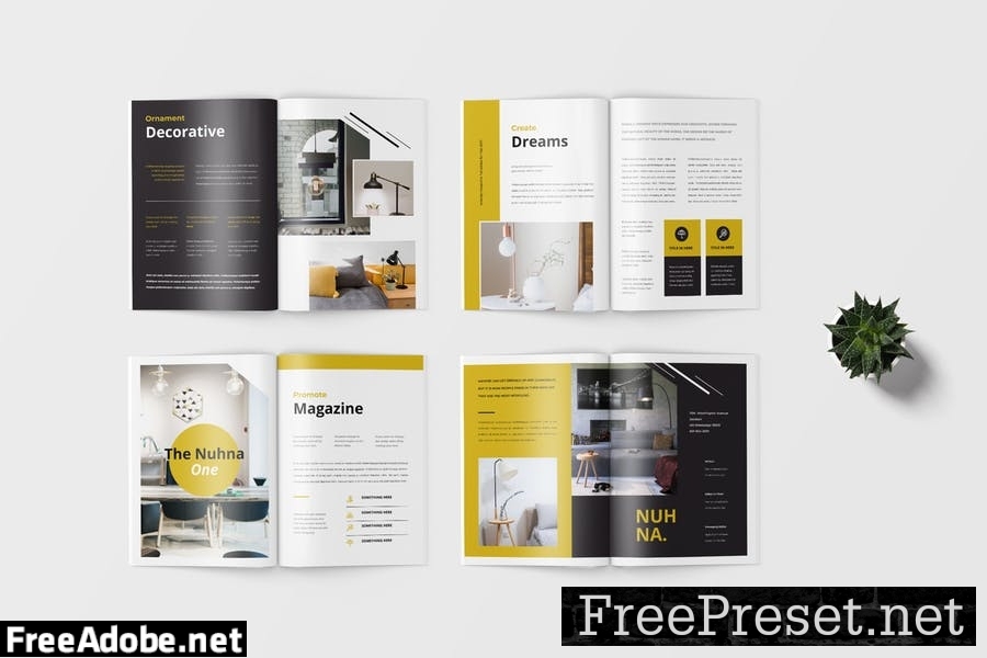 Interior Magazine Template XBK7LFM